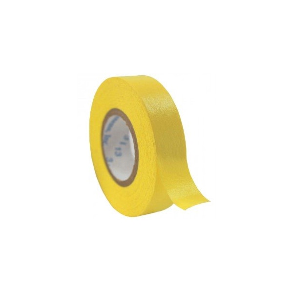 Time Tape, 1" Core, 1/2" Wide, Yellow, 6/PK